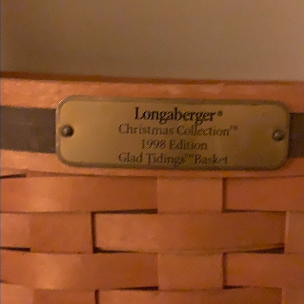 A beautiful Christmas longaberger collection